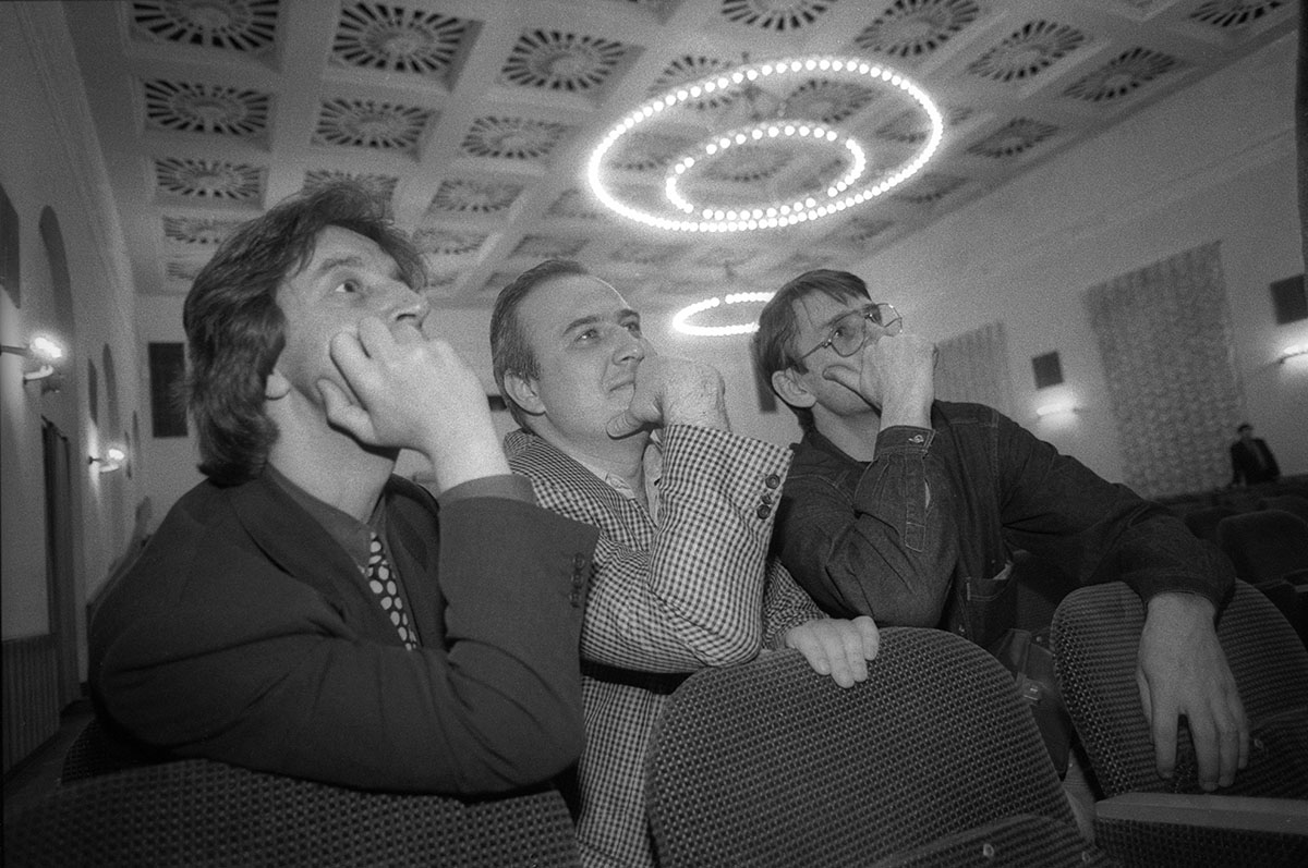 съезд кинемотографистов Леонид Ярмолник актер,Сергей Соловьев,Александр Абдулов