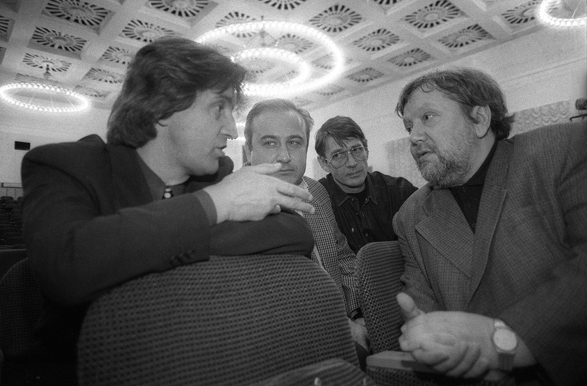 съезд кинемотографистов Леонид Ярмолник актер,Сергей Соловьев,Александр Абдулов