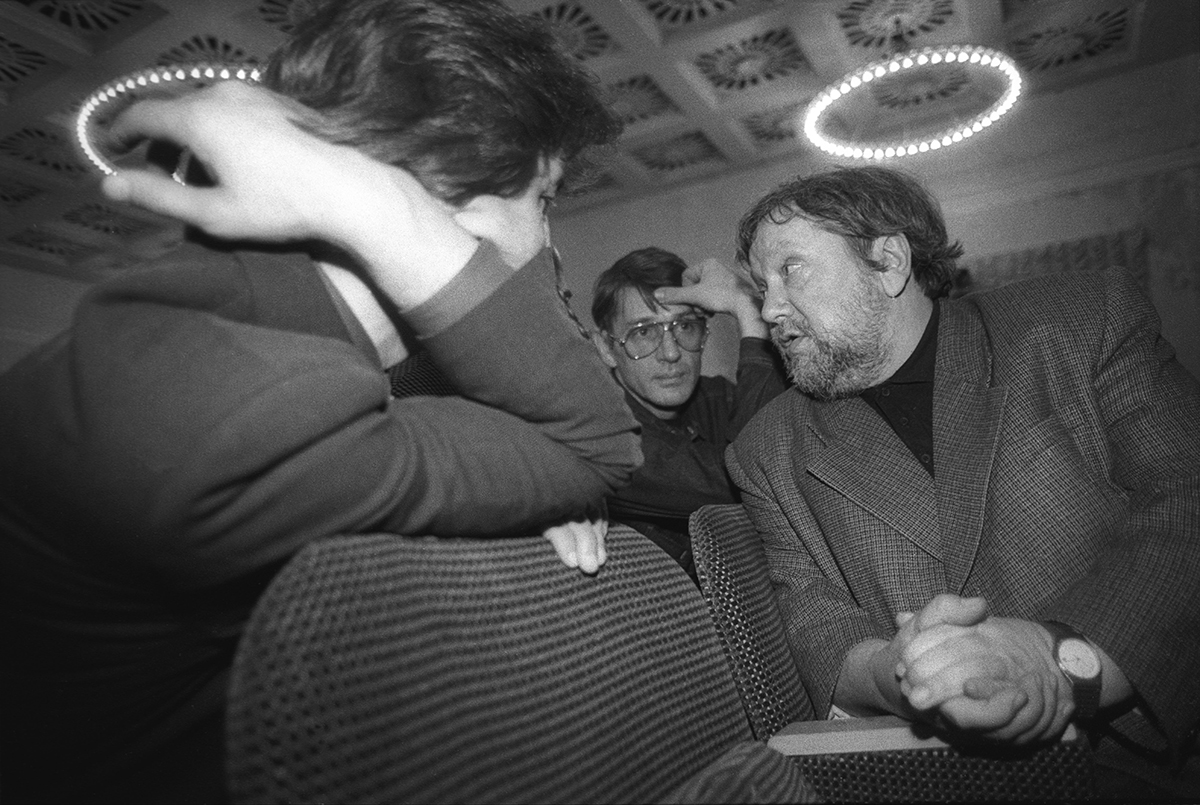 съезд кинемотографистов Леонид Ярмолник актер,Сергей Соловьев,Александр Абдулов