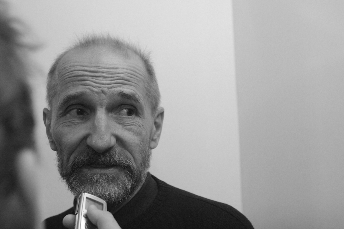 актер Петр Мамонов. Торжественная церемония вручения национальной кинематографической премии `Ника` в Центральном Академическом Театре Российской армии.